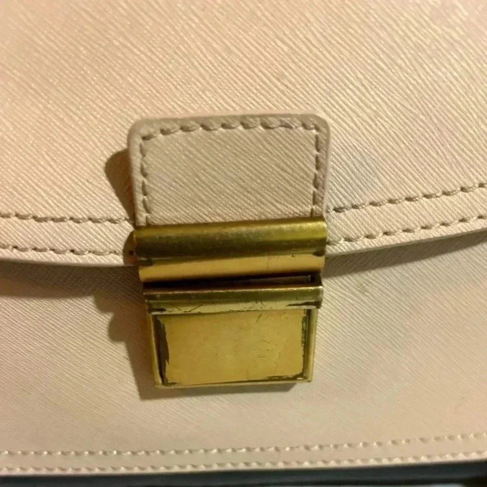 Badgley Mischka multicolors leather satchel handbag